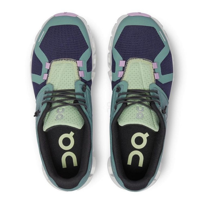 Turquoise On Cloud Cloud 5 Push Women's Sneakers | On_IN8484