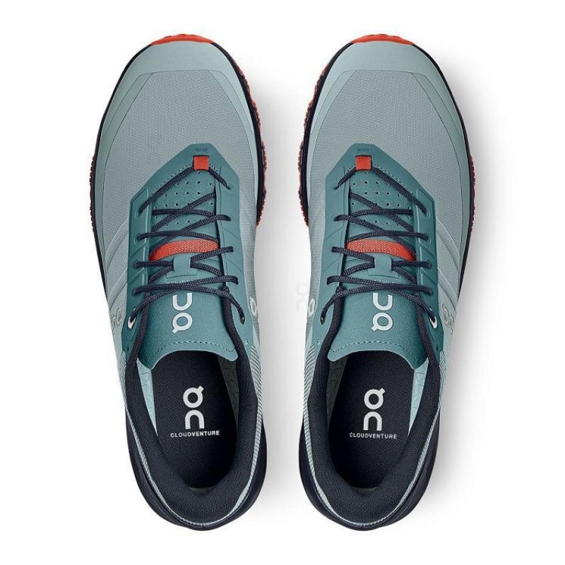 Turquoise On Cloud Cloudventure Men's Trail Running Shoes | On_IN9164