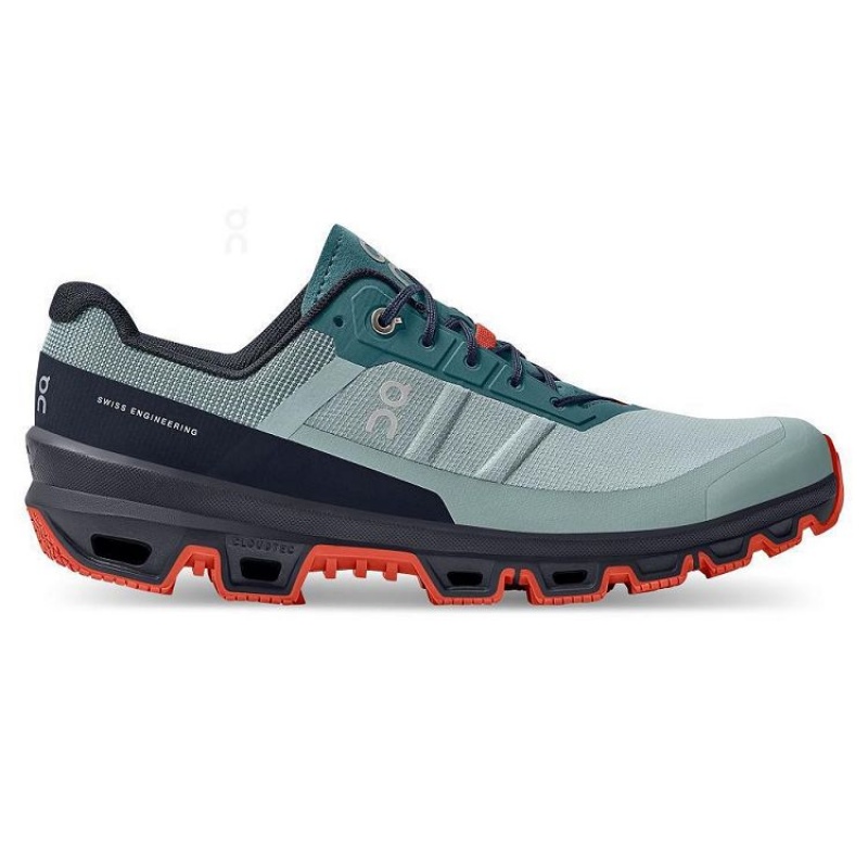 Turquoise On Cloud Cloudventure Men\'s Trail Running Shoes | On_IN9164