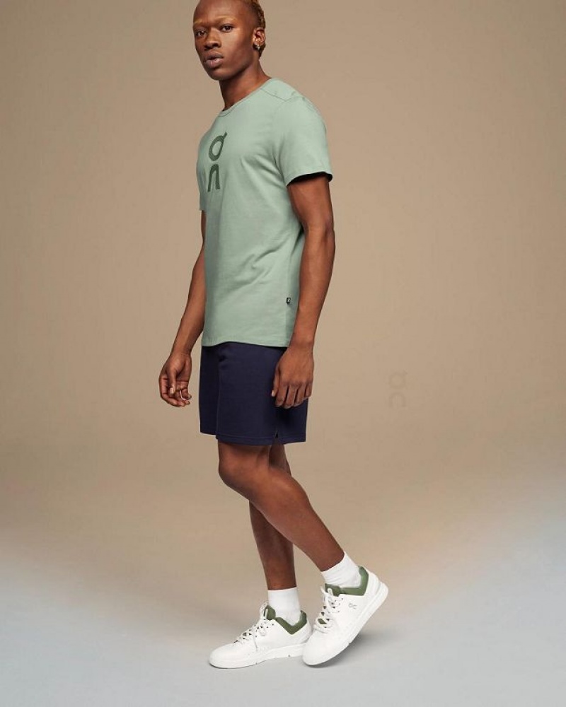 Turquoise On Cloud Graphic-T Men's T Shirts | On_IN8422
