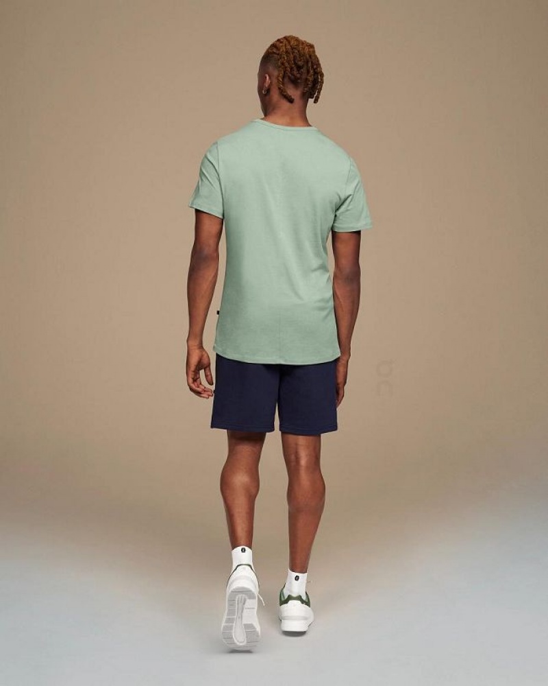 Turquoise On Cloud Graphic-T Men's T Shirts | On_IN8422