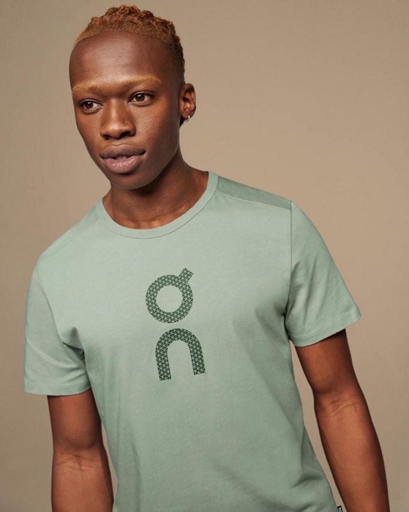 Turquoise On Cloud Graphic-T Men\'s T Shirts | On_IN8422