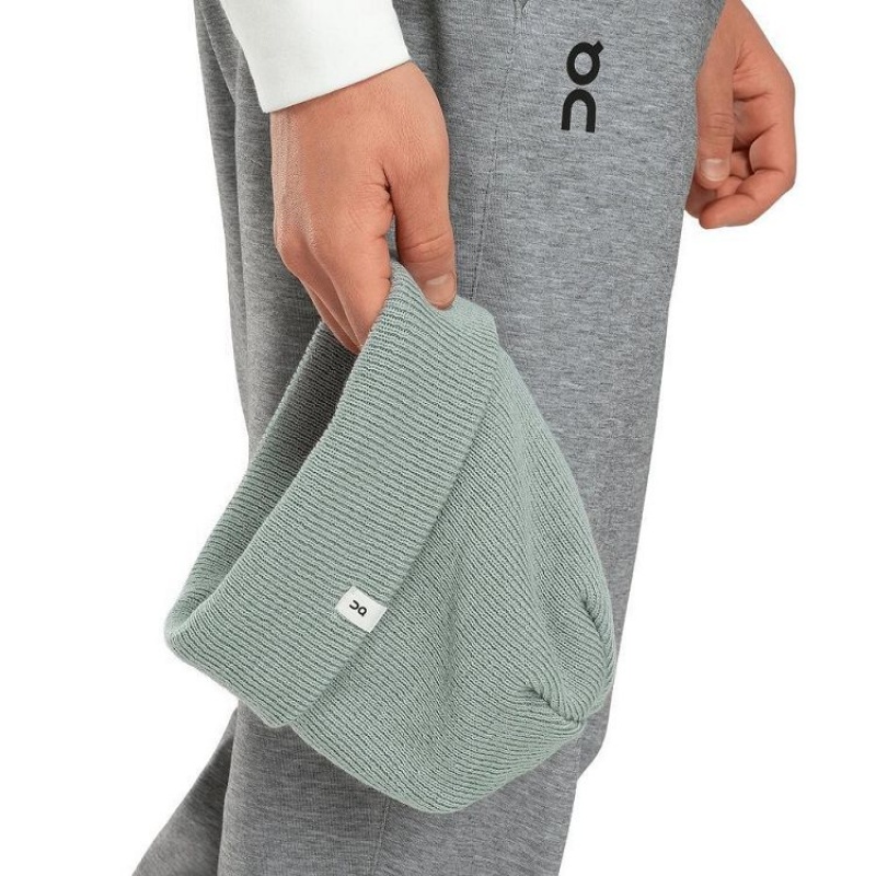 Turquoise On Cloud Merino Men's Beanie | On_IN8617