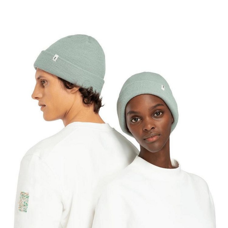 Turquoise On Cloud Merino Men\'s Beanie | On_IN8617