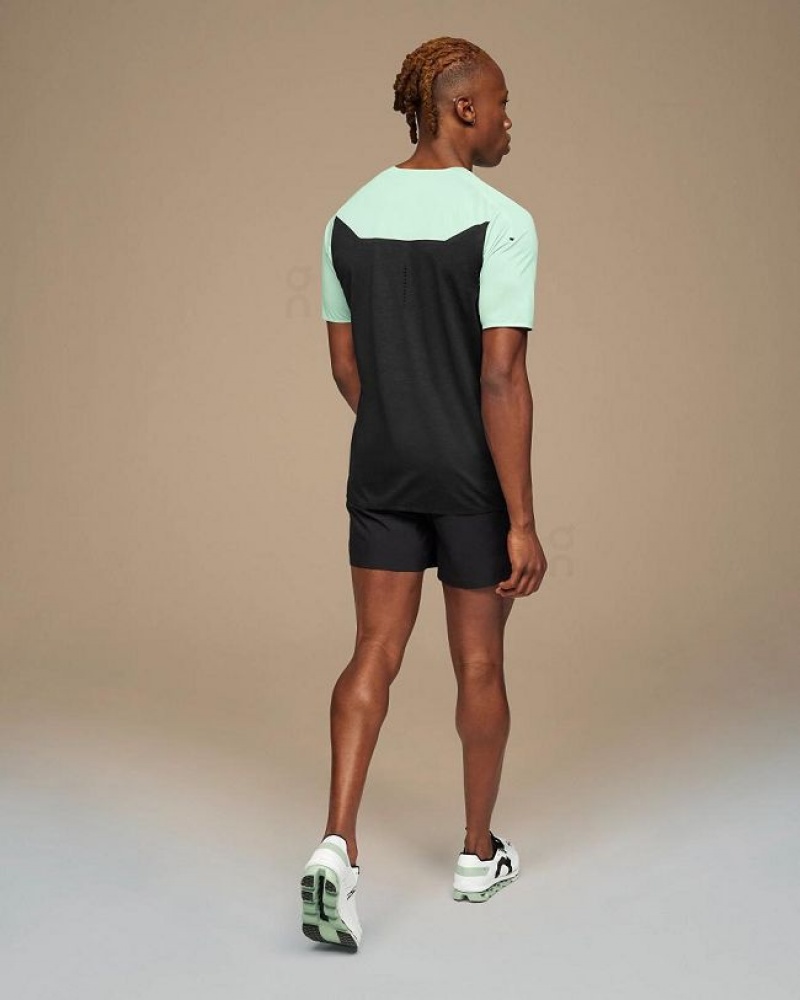 Turquoise On Cloud Performance-T Men's T Shirts | On_IN8913