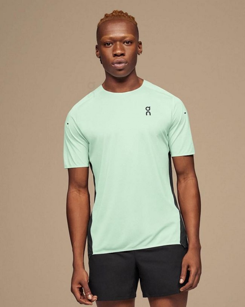 Turquoise On Cloud Performance-T Men\'s T Shirts | On_IN8913