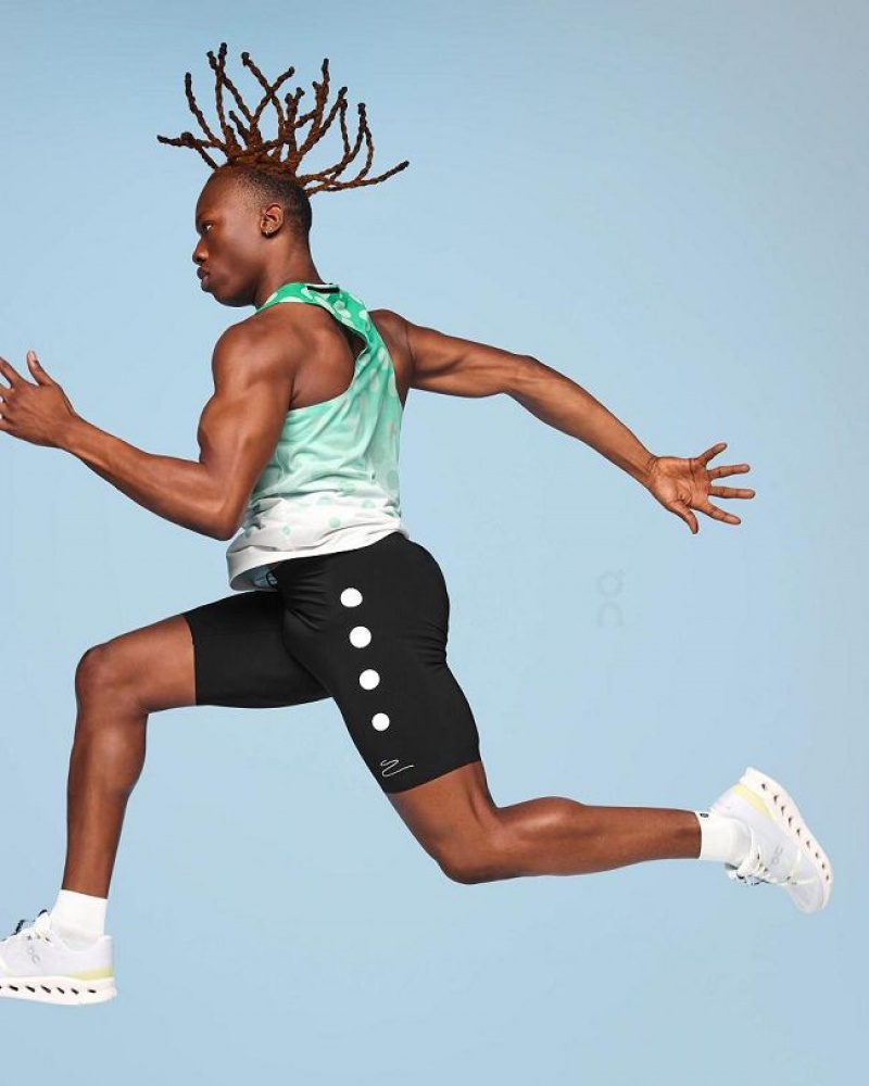 Turquoise On Cloud Top Light Distance Men's Tank Tops | On_IN8826