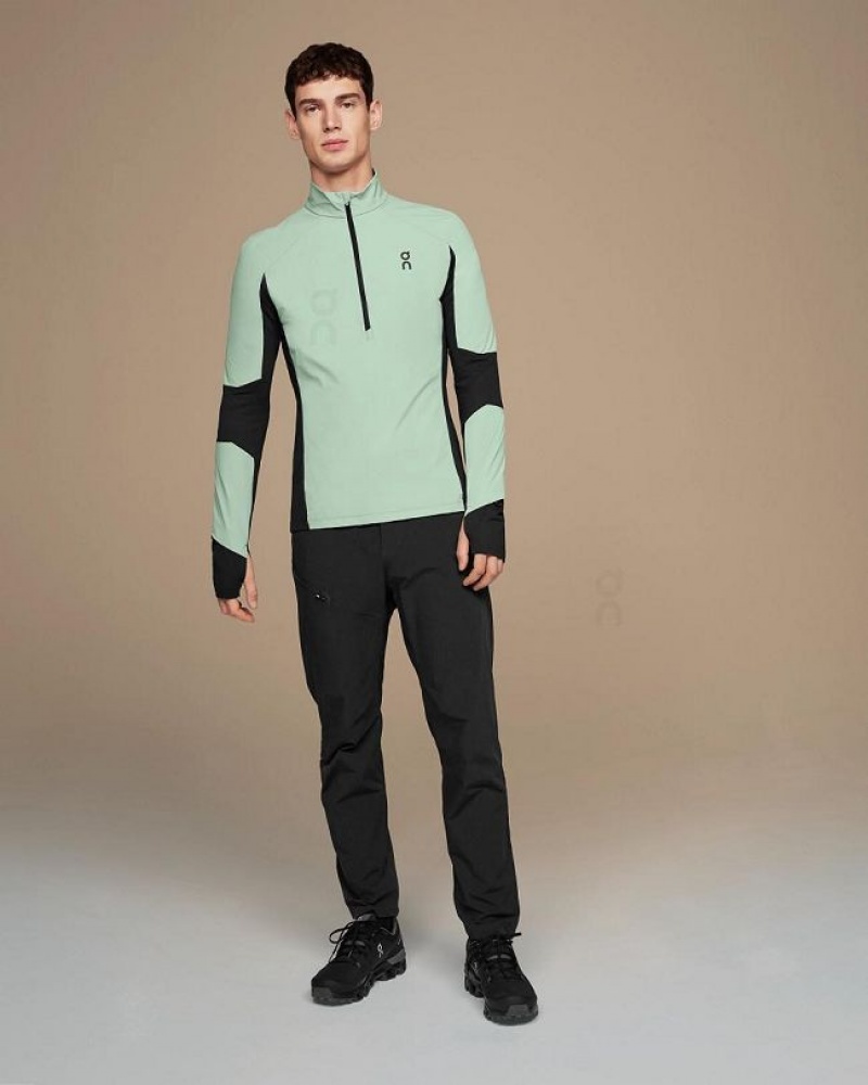 Turquoise On Cloud Trail Breaker Men's T Shirts | On_IN8601