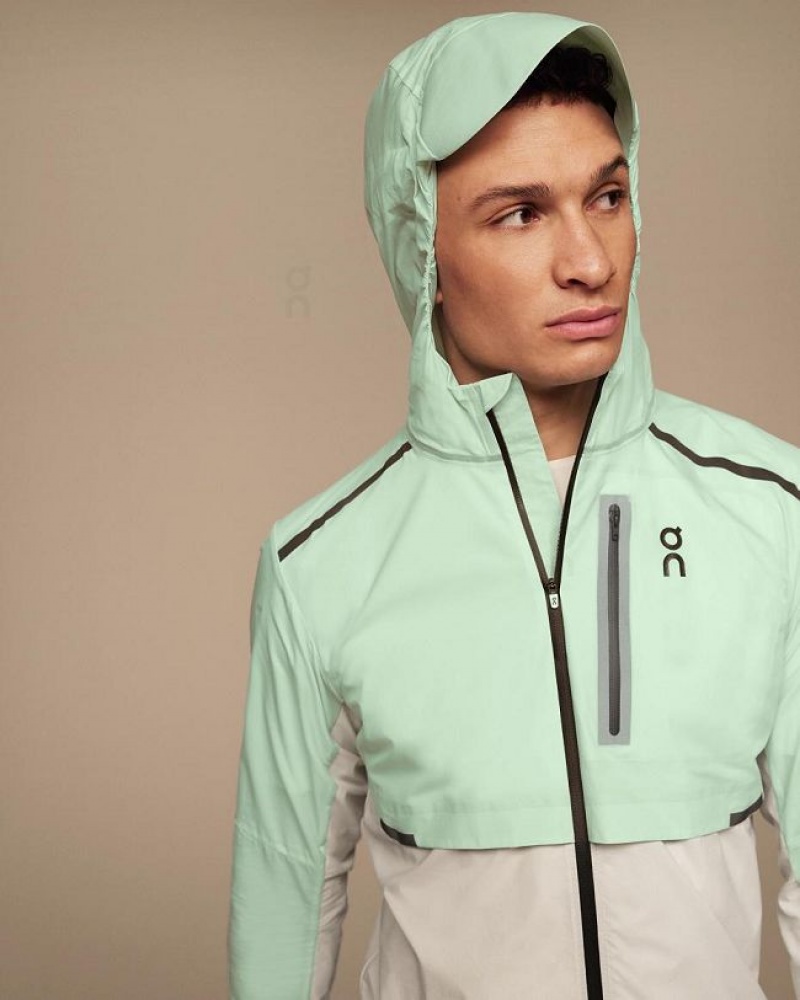 Turquoise On Cloud Weather Men's Jackets | On_IN8071