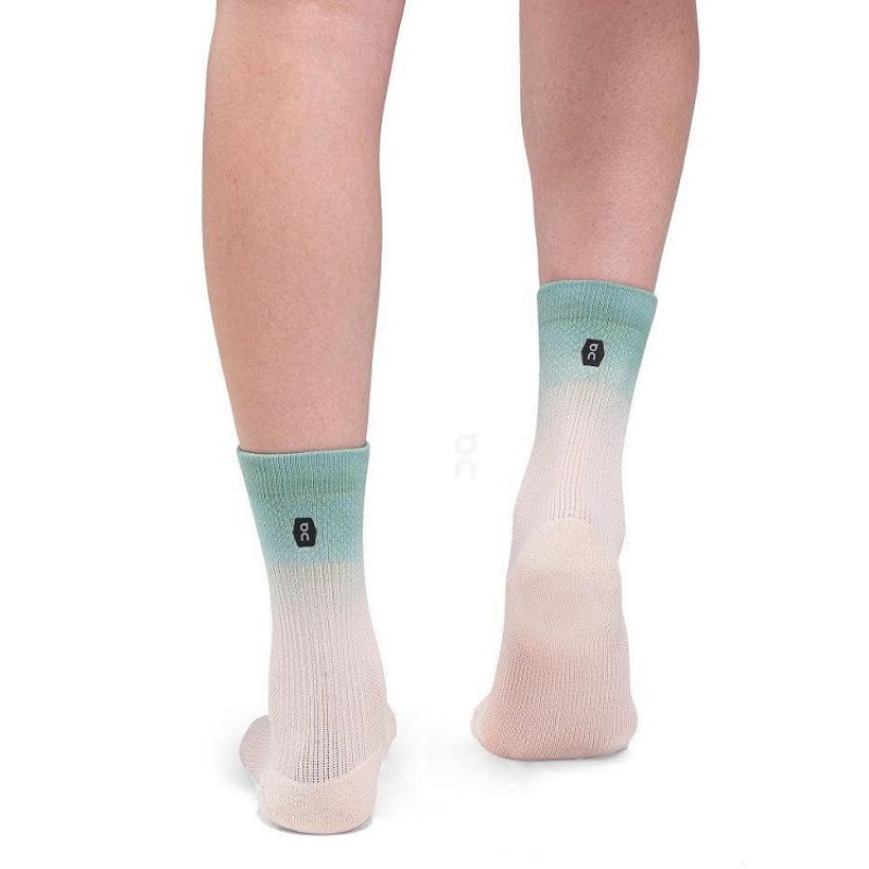 Turquoise / Rose On Cloud All-Day Men's Socks | On_IN8593