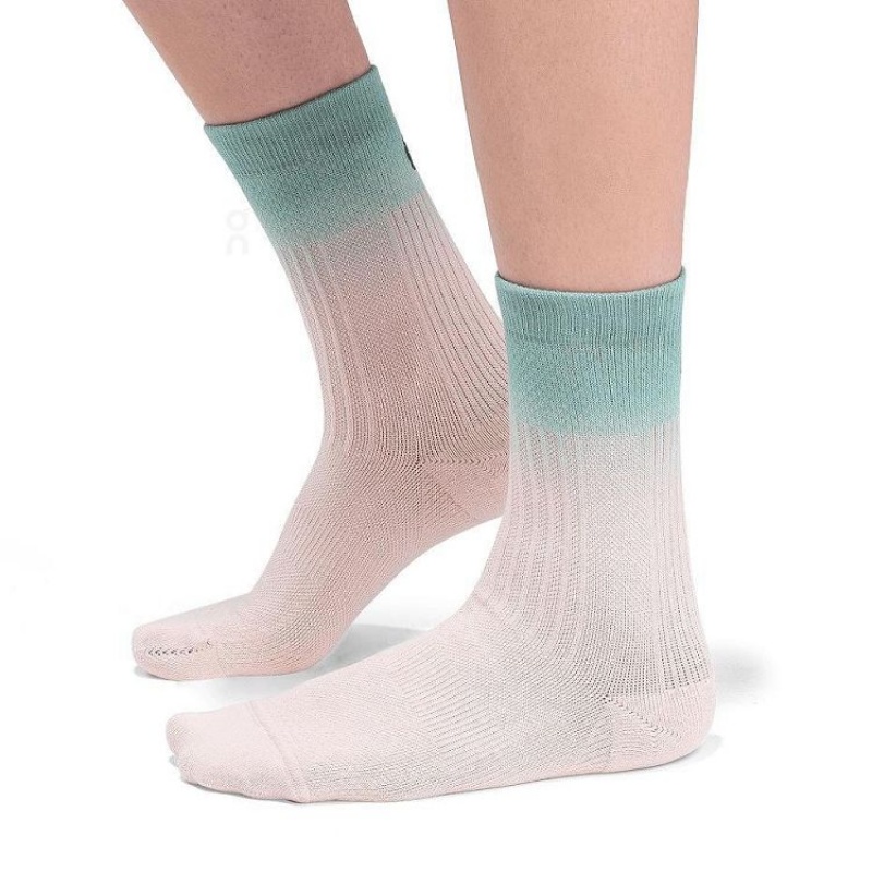 Turquoise / Rose On Cloud All-Day Men\'s Socks | On_IN8593