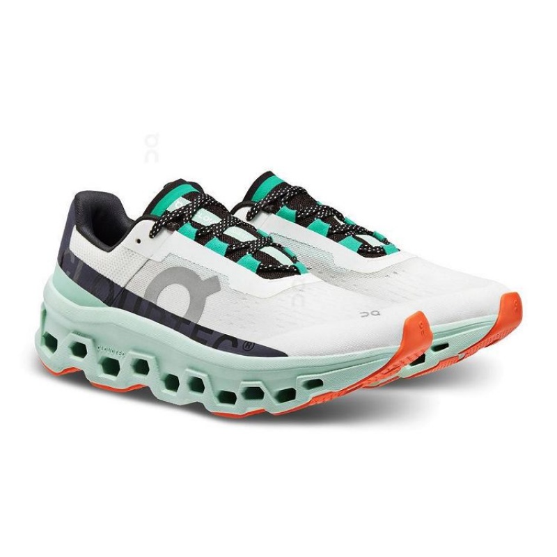 Turquoise / White On Cloud Cloudmonster Women's Running Shoes | On_IN8926