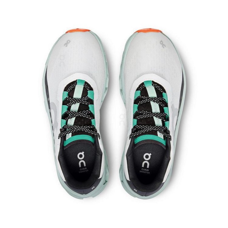 Turquoise / White On Cloud Cloudmonster Women's Running Shoes | On_IN8926