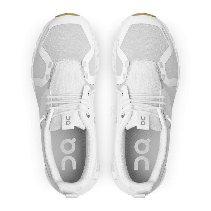 White On Cloud Cloud 5 Terry Women's Sneakers | On_IN8656