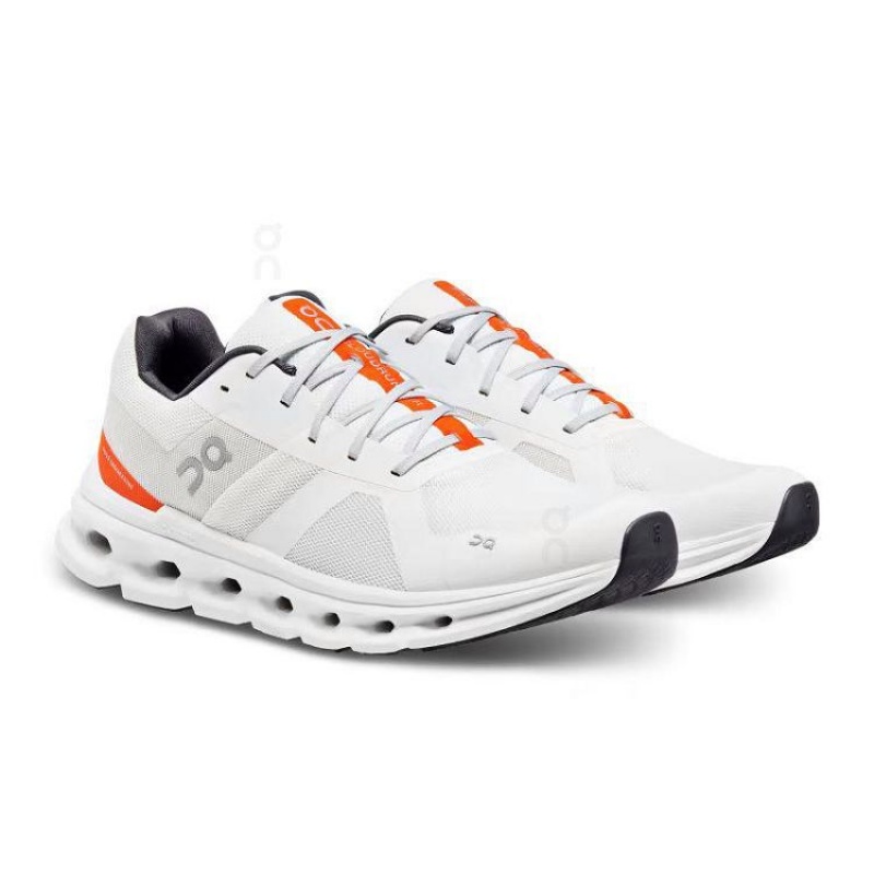 White On Cloud Cloudrunner Wide Men's Running Shoes | On_IN8589