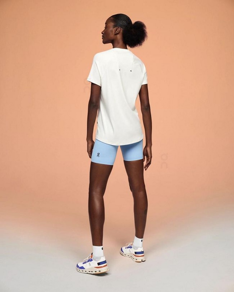 White On Cloud Focus-T Women's T Shirts | On_IN8460