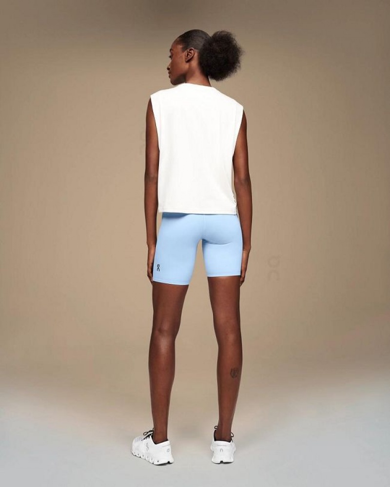 White On Cloud Focus Crop Women's Tank Tops | On_IN8302