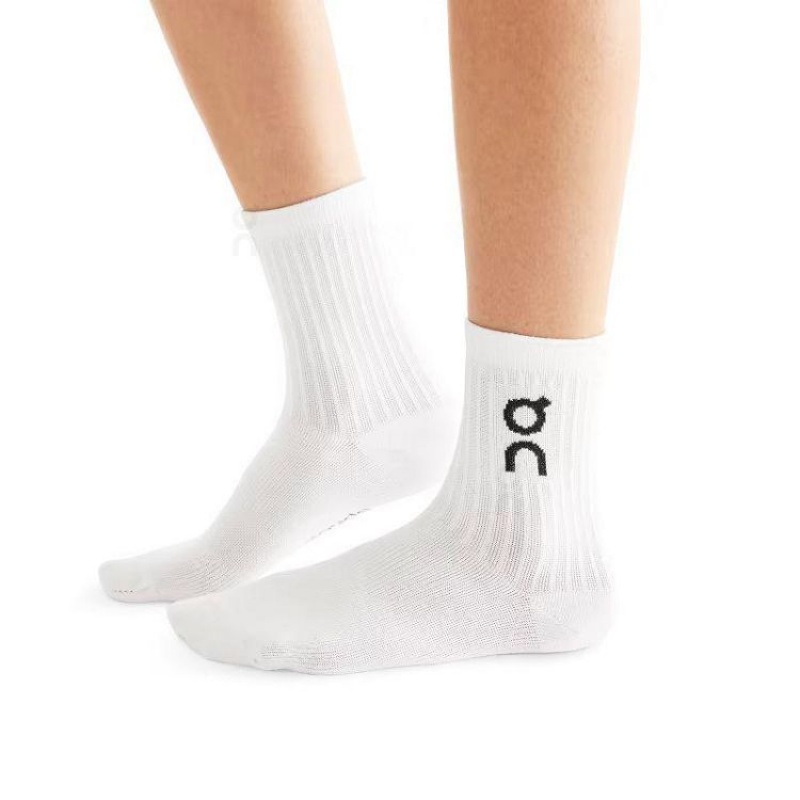 White On Cloud Logo 3-Pack Men's Socks | On_IN8362