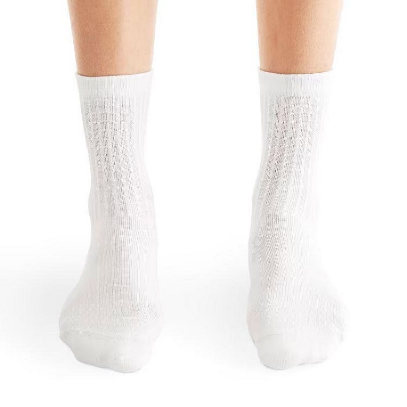 White On Cloud Logo 3-Pack Men's Socks | On_IN8362