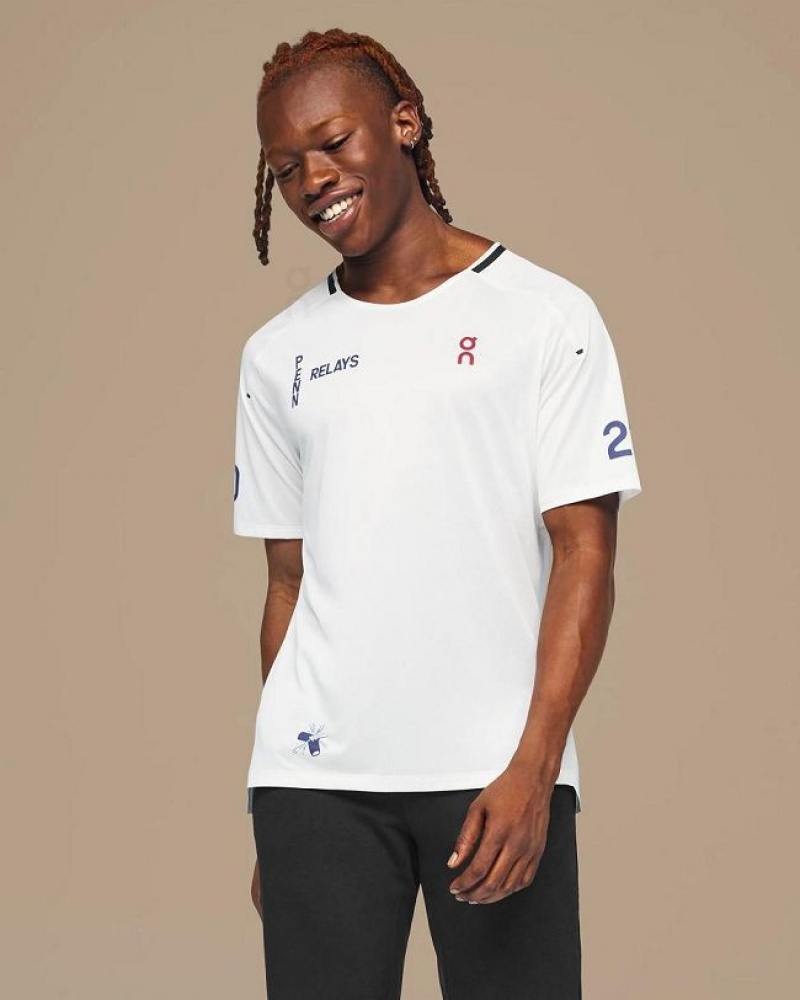 White On Cloud Penn Relays T Men\'s T Shirts | On_IN8670