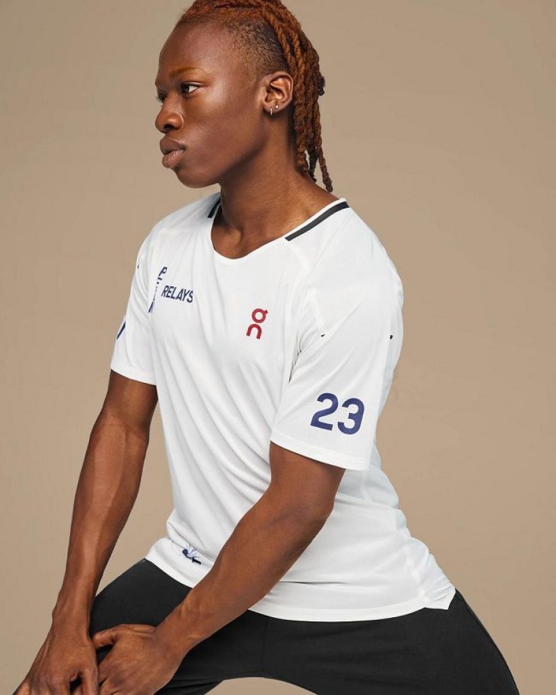 White On Cloud Penn Relays T Women\'s T Shirts | On_IN8600