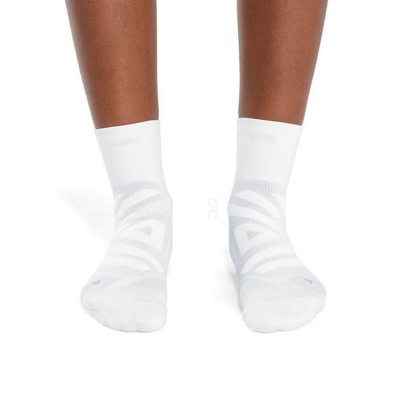 White On Cloud Performance Mid Men's Socks | On_IN8544