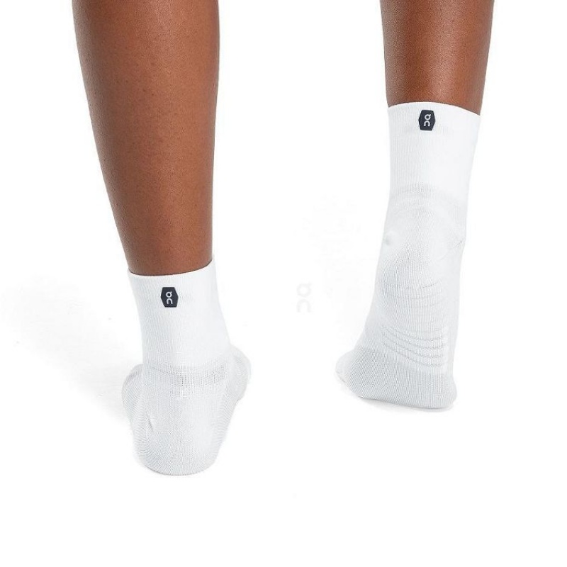 White On Cloud Performance Mid Men's Socks | On_IN8544