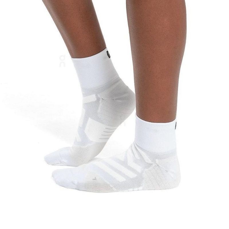 White On Cloud Performance Mid Men\'s Socks | On_IN8544