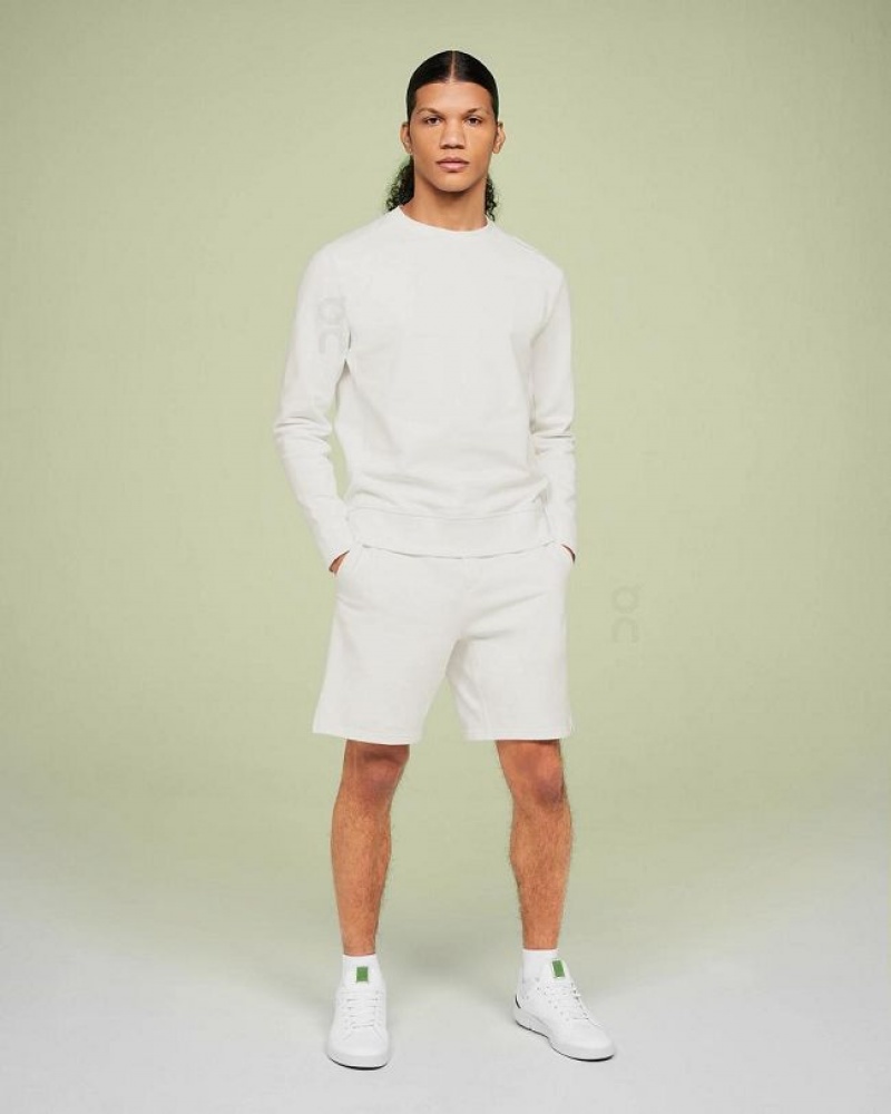 White On Cloud Sweat Men's Shorts | On_IN8553