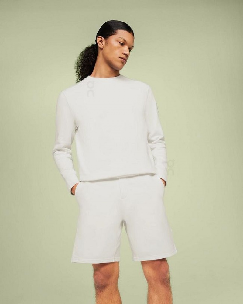 White On Cloud Sweat Men\'s Shorts | On_IN8553