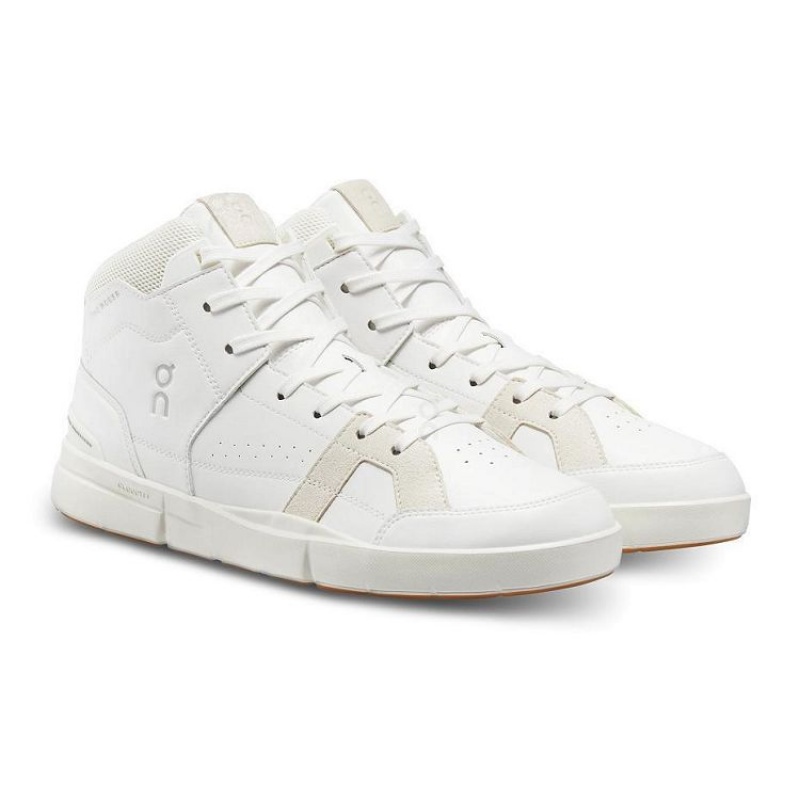 White On Cloud THE ROGER Clubhouse Mid Men's Sneakers | On_IN9036