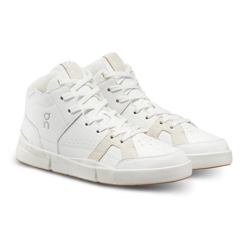 White On Cloud THE ROGER Clubhouse Mid Women's Sneakers | On_IN8699