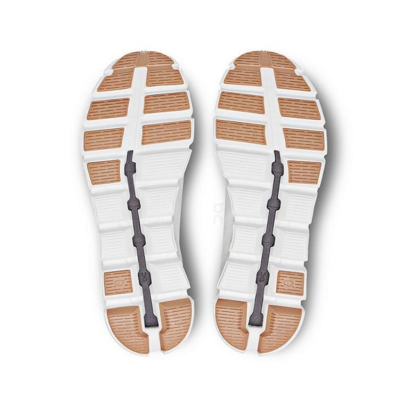 White / Beige On Cloud Cloud 5 Coast Men's Sneakers | On_IN8623