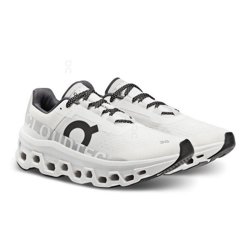 White / Black On Cloud Cloudmonster Women's Running Shoes | On_IN9137