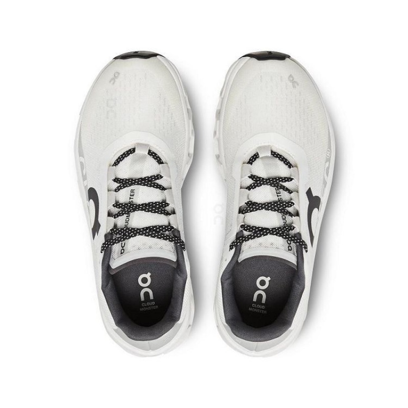 White / Black On Cloud Cloudmonster Women's Running Shoes | On_IN9137