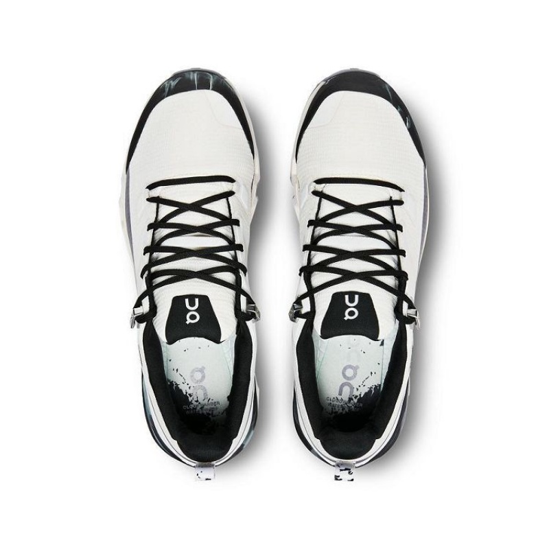 White / Black On Cloud Cloudwander Waterproof Men's Hiking Shoes | On_IN8994