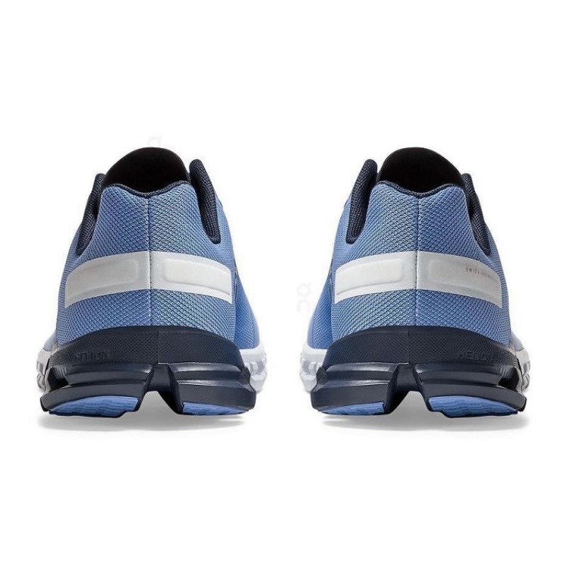 White / Blue On Cloud Cloudflow Women's Running Shoes | On_IN8540