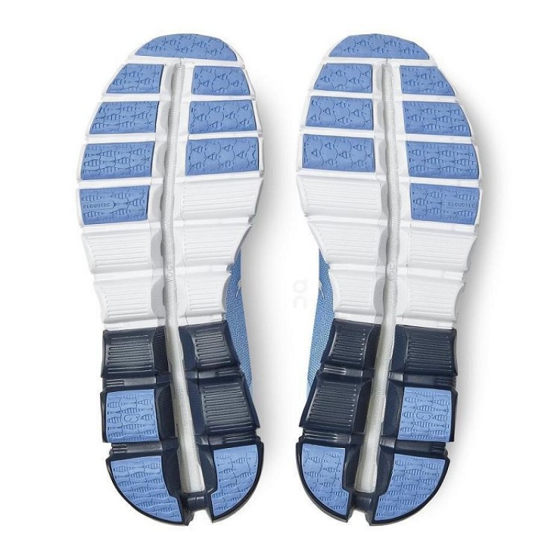 White / Blue On Cloud Cloudflow Women's Running Shoes | On_IN8540