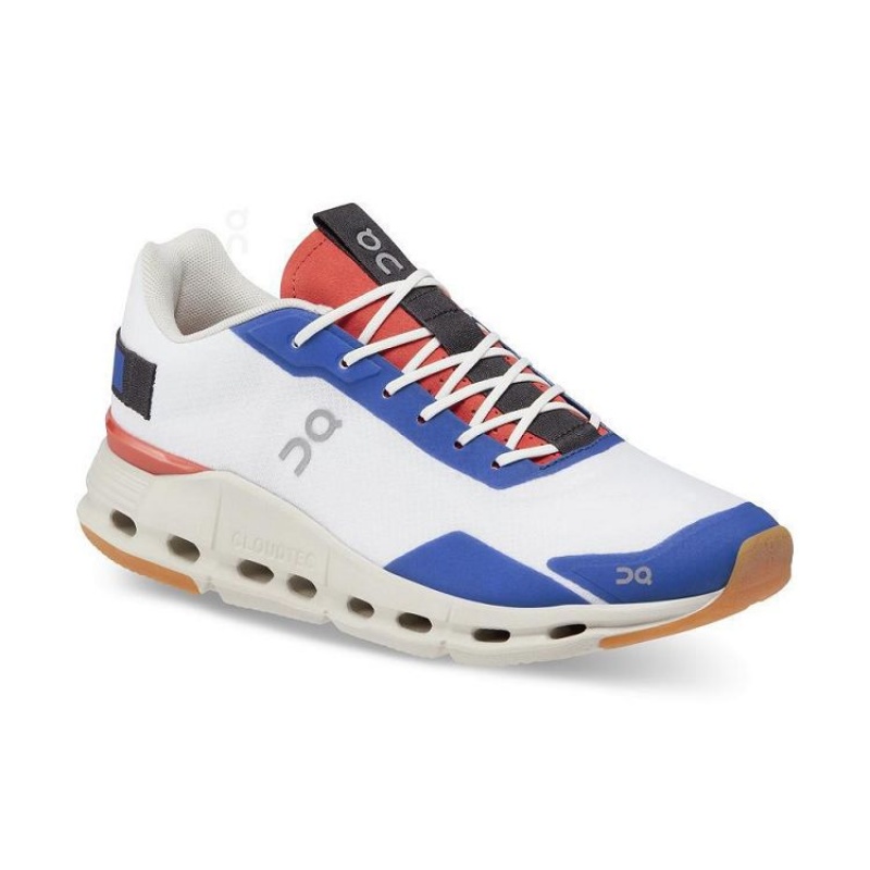 White / Blue On Cloud Cloudnova Form Women's Sneakers | On_IN8683