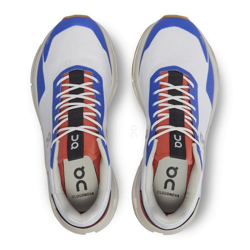 White / Blue On Cloud Cloudnova Form Women's Sneakers | On_IN8683