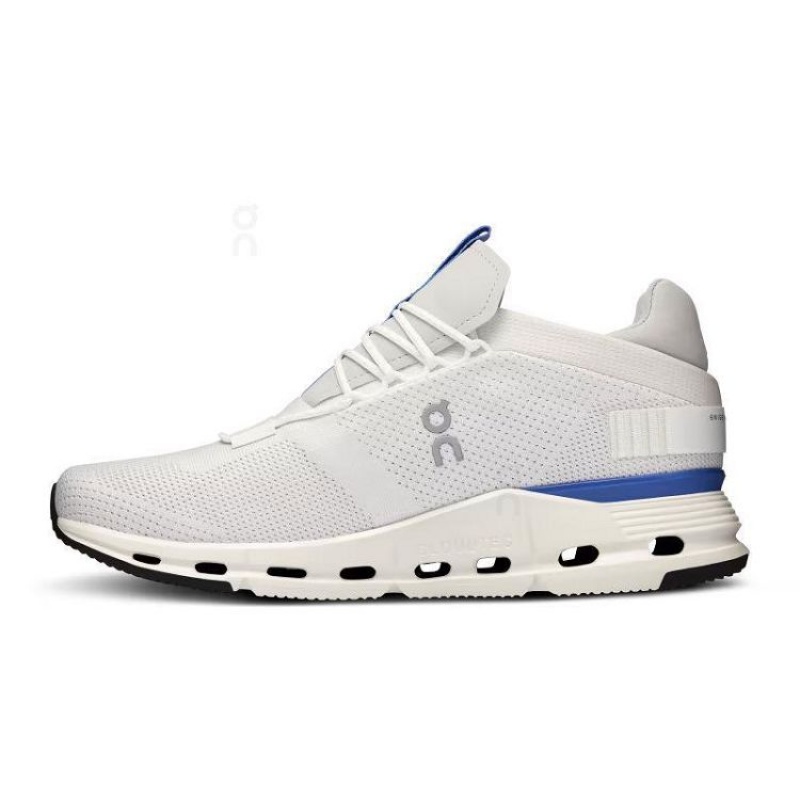 White / Blue On Cloud Cloudnova Men's Sneakers | On_IN9165