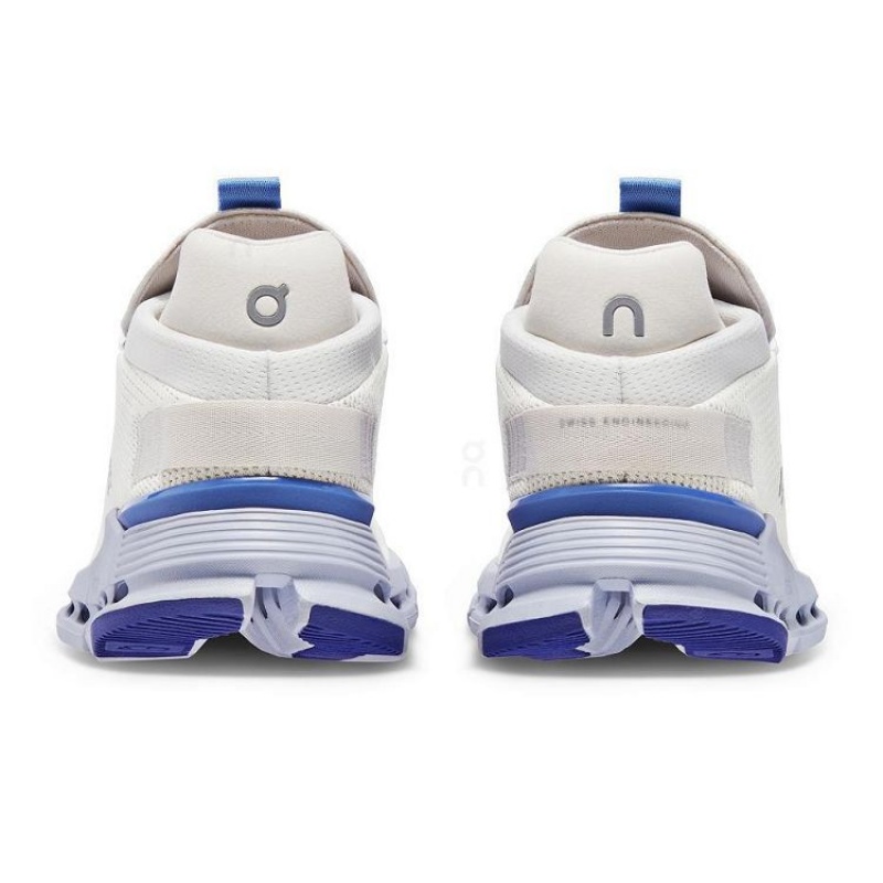 White / Blue On Cloud Cloudnova Women's Sneakers | On_IN1187