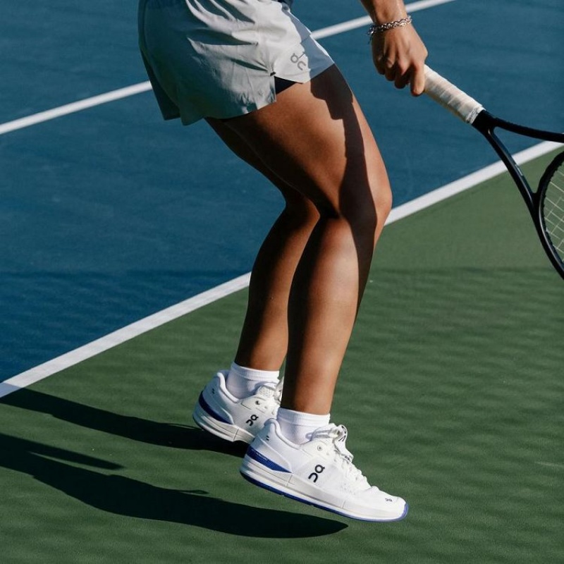 White / Blue On Cloud THE ROGER Pro Women's Tennis Shoes | On_IN8131