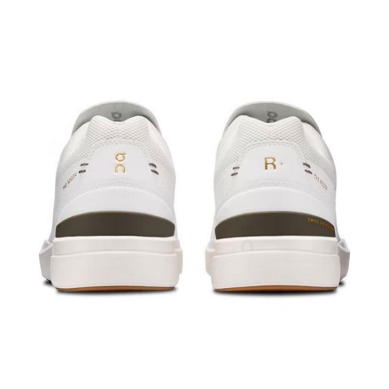 White / Brown On Cloud THE ROGER Centre Court Men's Sneakers | On_IN8625