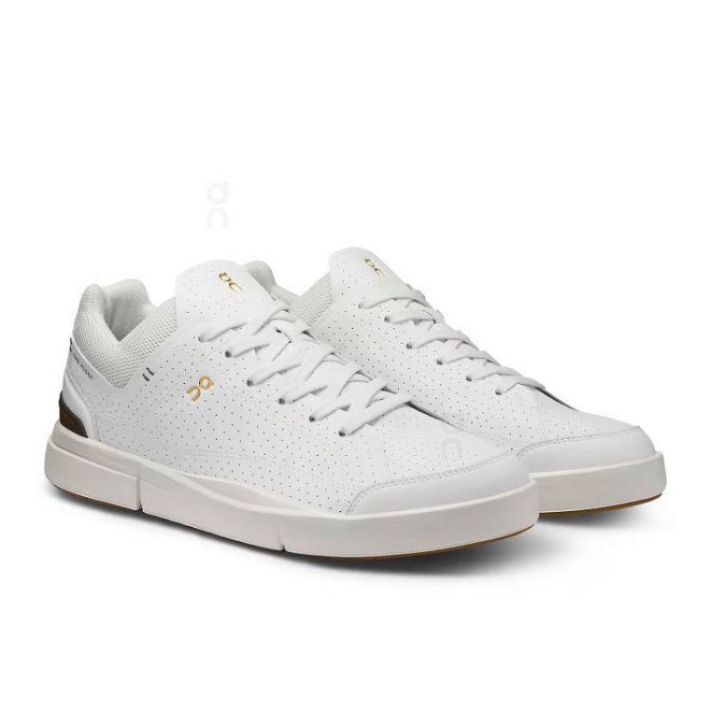 White / Brown On Cloud THE ROGER Centre Court Men's Sneakers | On_IN8625
