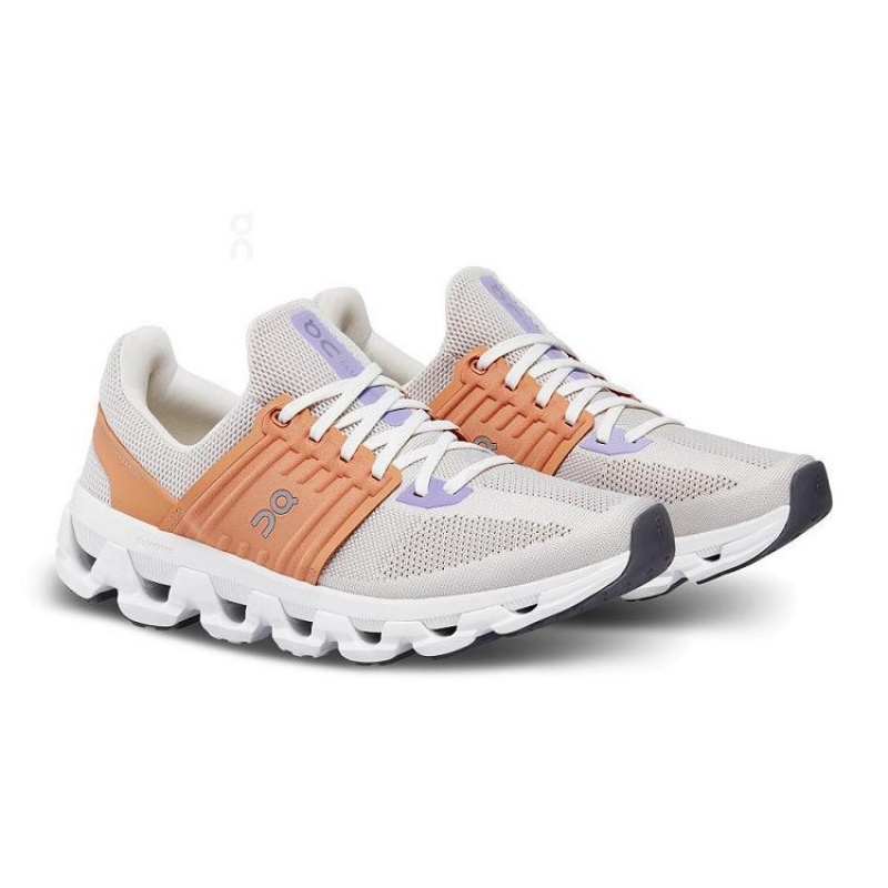 White / Gold On Cloud Cloudswift 3 AD Women's Sneakers | On_IN9147