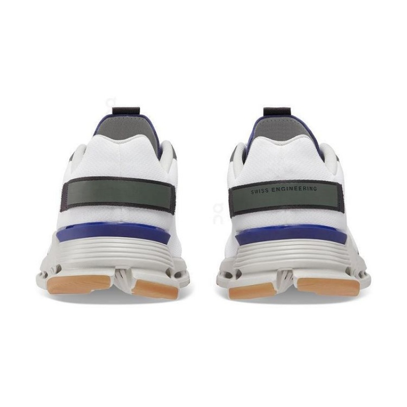 White / Green On Cloud Cloudnova Form Men's Sneakers | On_IN8119