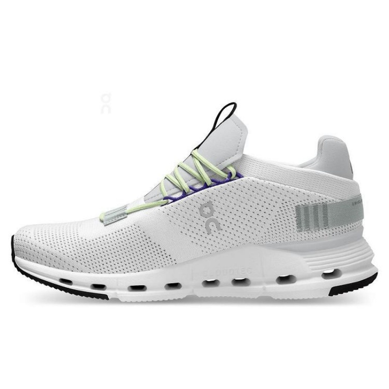White / Green On Cloud Cloudnova Men's Sneakers | On_IN8214