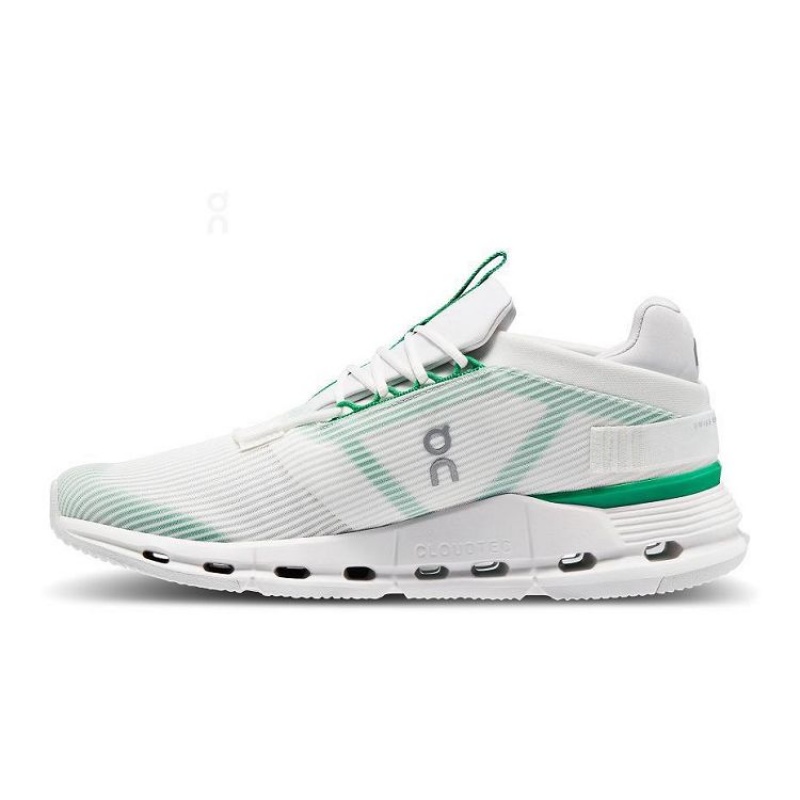 White / Green On Cloud Cloudnova Void Men's Sneakers | On_IN8702