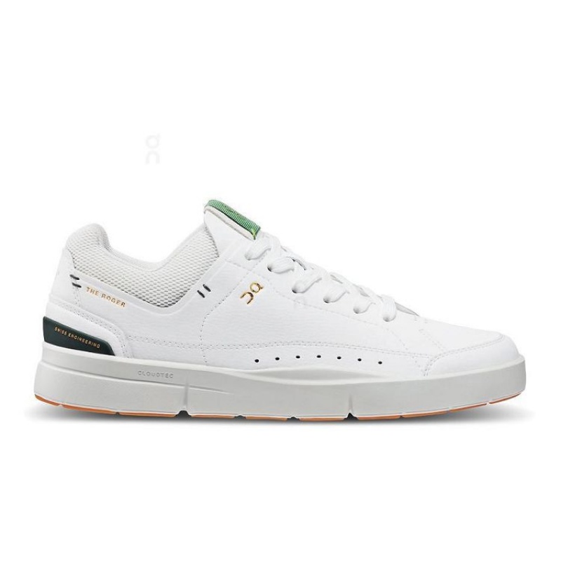 White / Green On Cloud THE ROGER Centre Court Men\'s Sneakers | On_IN8030